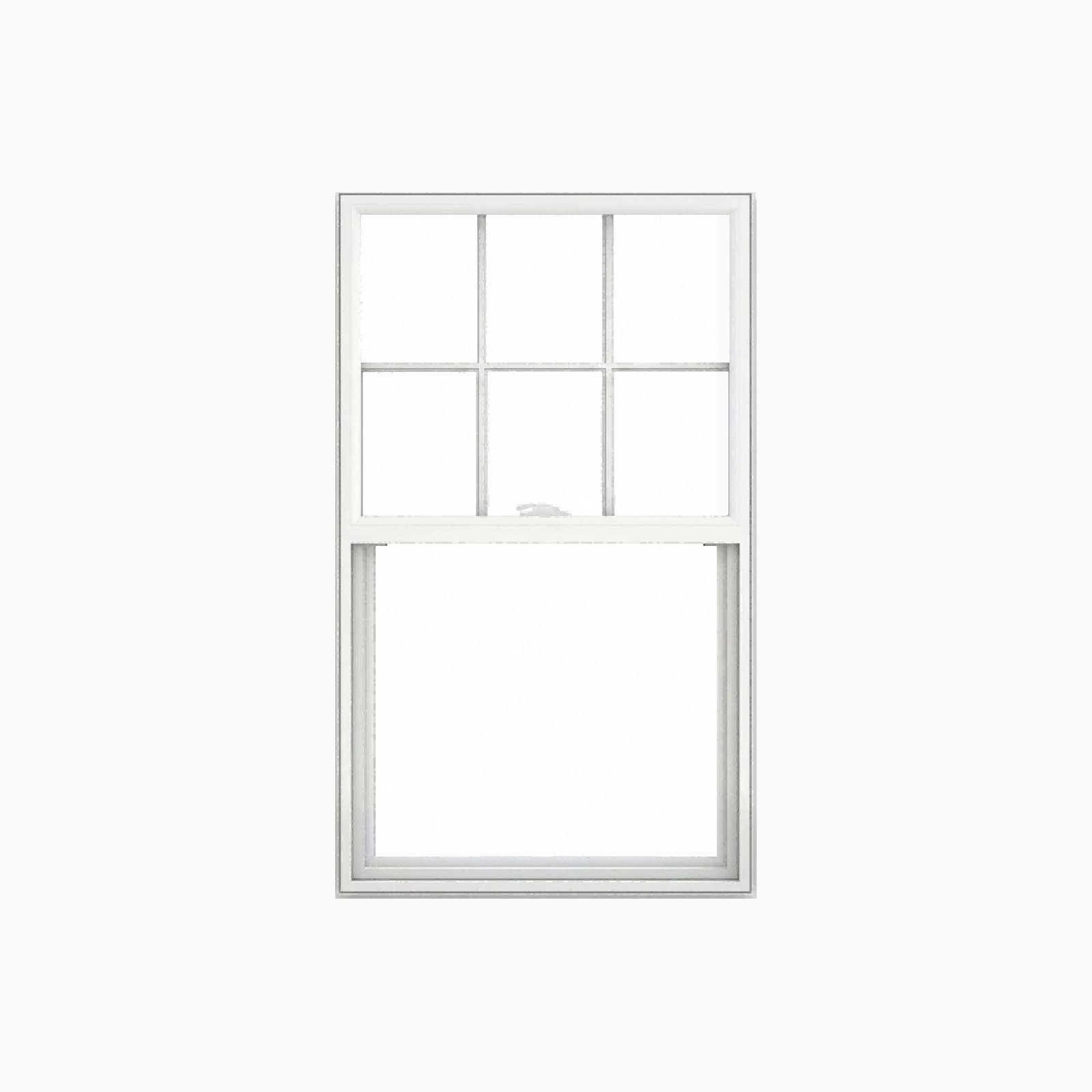 Single Hung (Tilt) Window with 6 Colonial