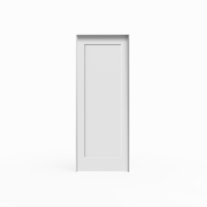 Primed 1-Panel Shaker Door Pre-hung