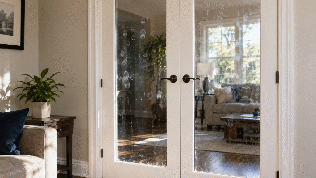 Clear Glass French Doors Potential Drawbacks
