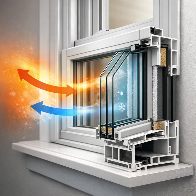 Double Hung Window Excellent Ventilation Performance