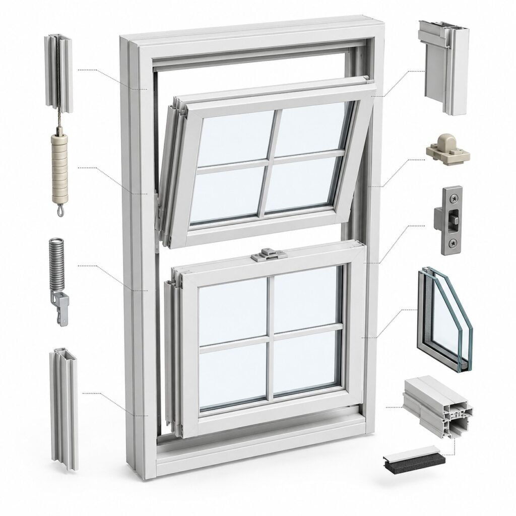 Double Hung Window Structure