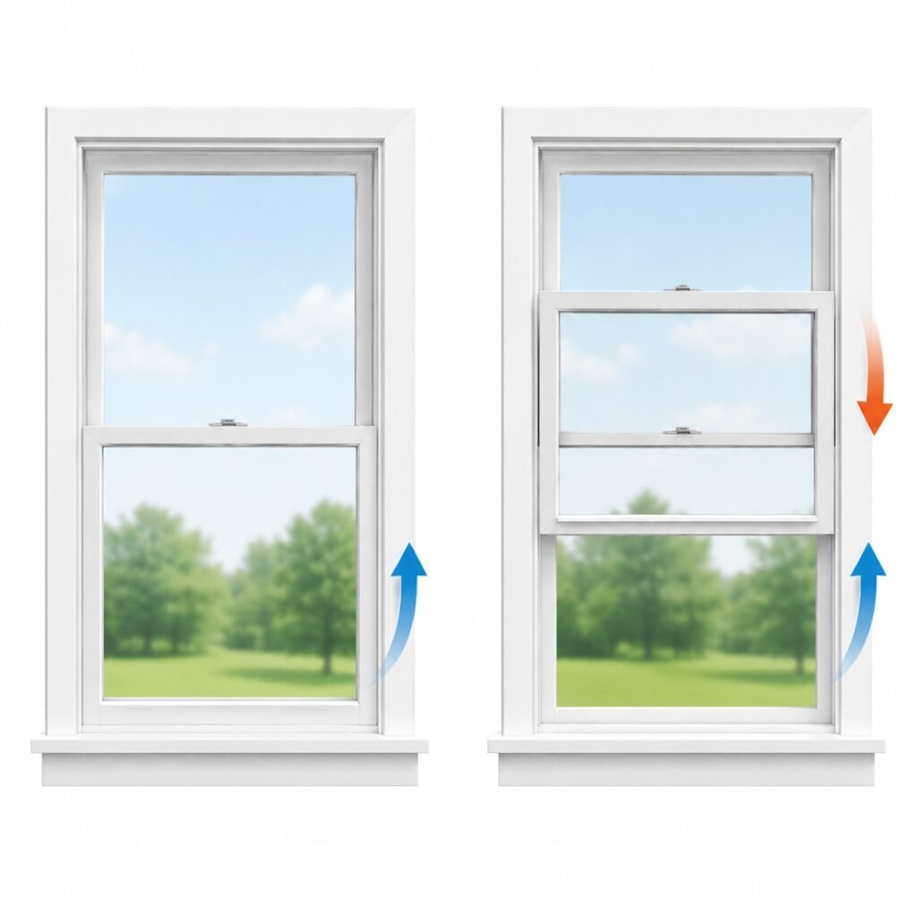 Double Hung vs Single Hung