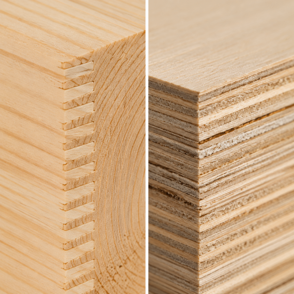FJP vs LVL Wood Comparison