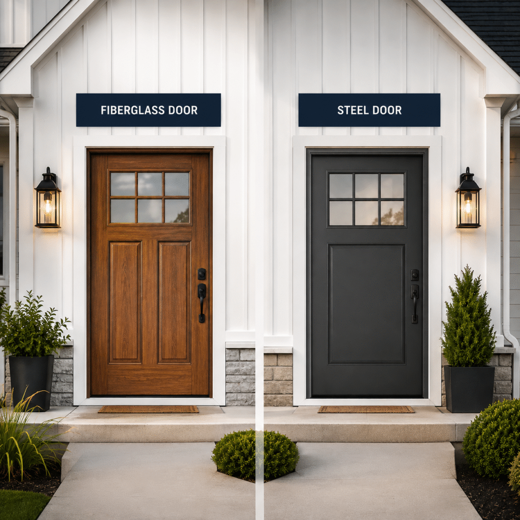 Fiberglass vs Steel exterior doors