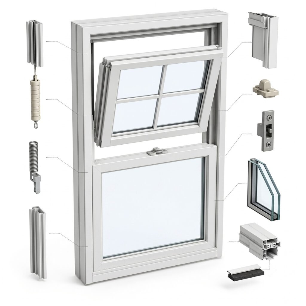 Single Hung Window Structure