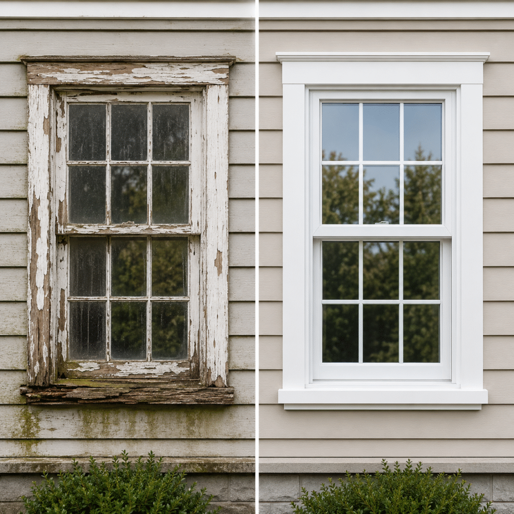 Wood Window vs Vinyl Window