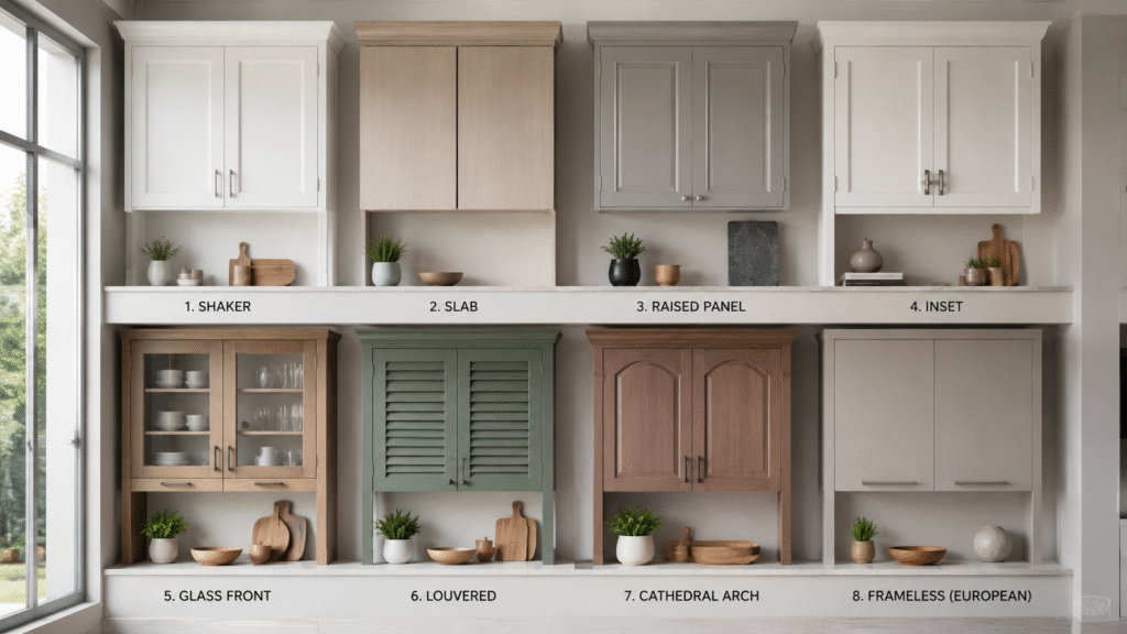 cabinet door profiles 8-styles modern & traditional kitchen-overview