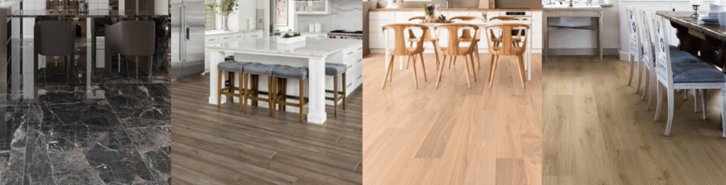 different flooring type