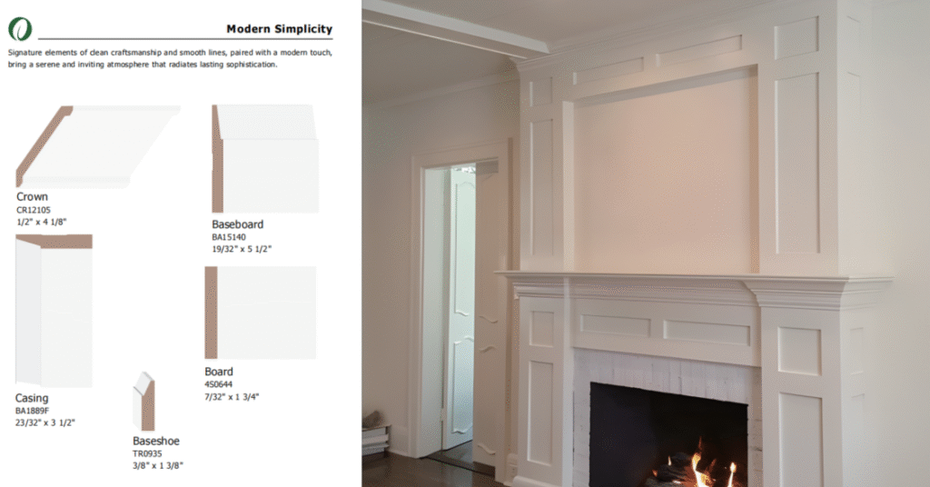 Modern Styles Home & Moulding Profile