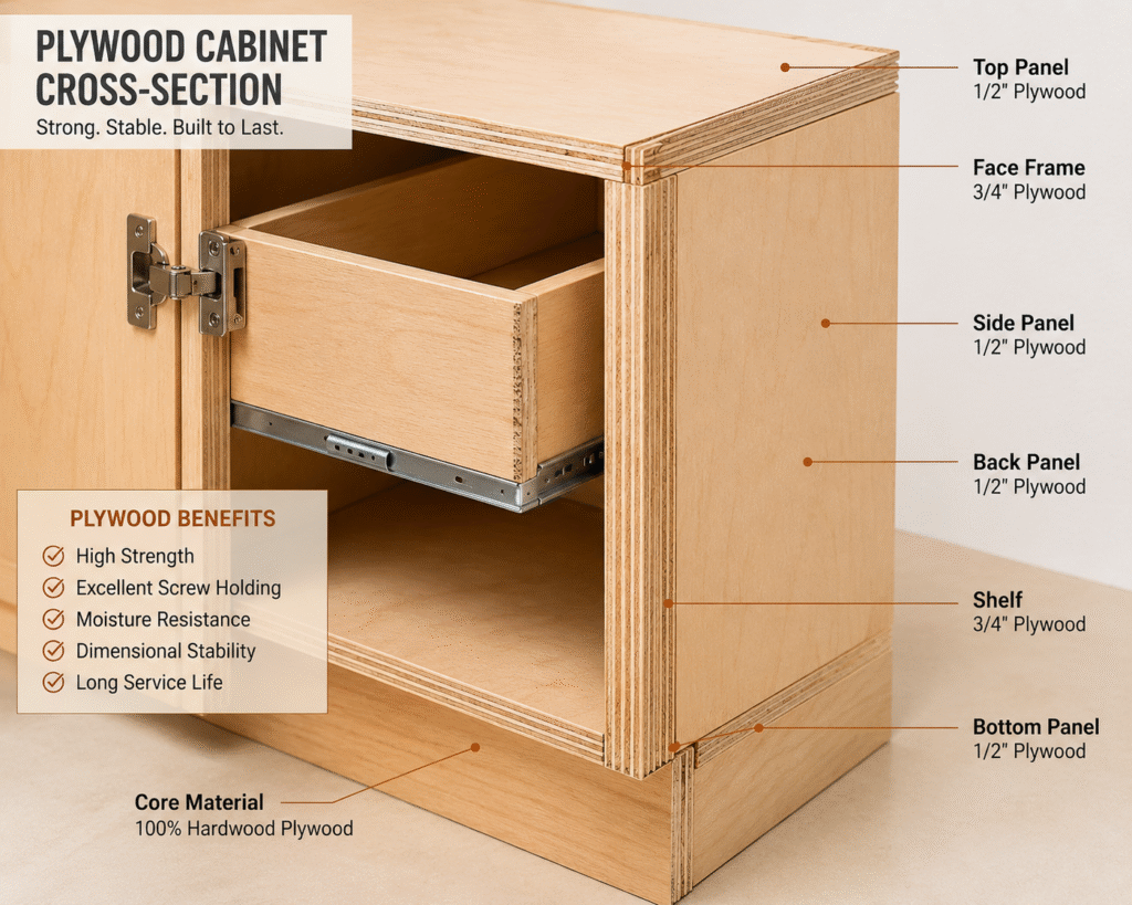 plywood cabinet