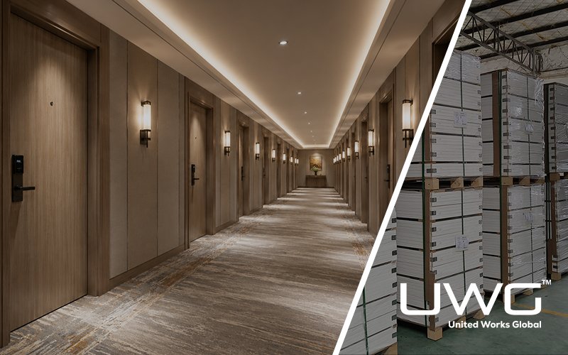 Hotel Corridor Luxury Door Line Up