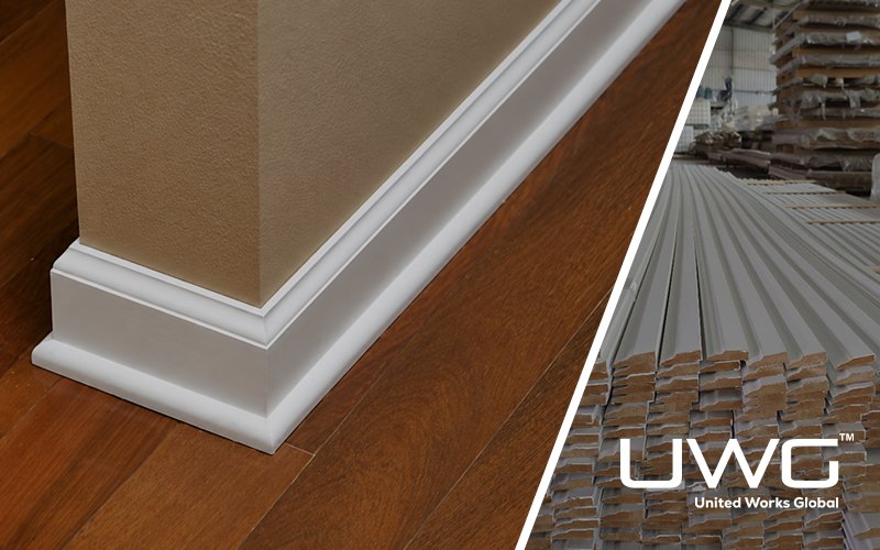 White Round Molding