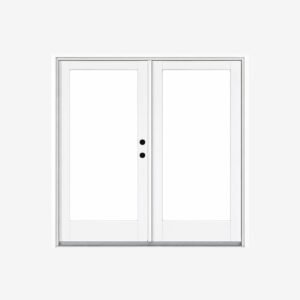 Fiberglass Door-Full Lite Double Door