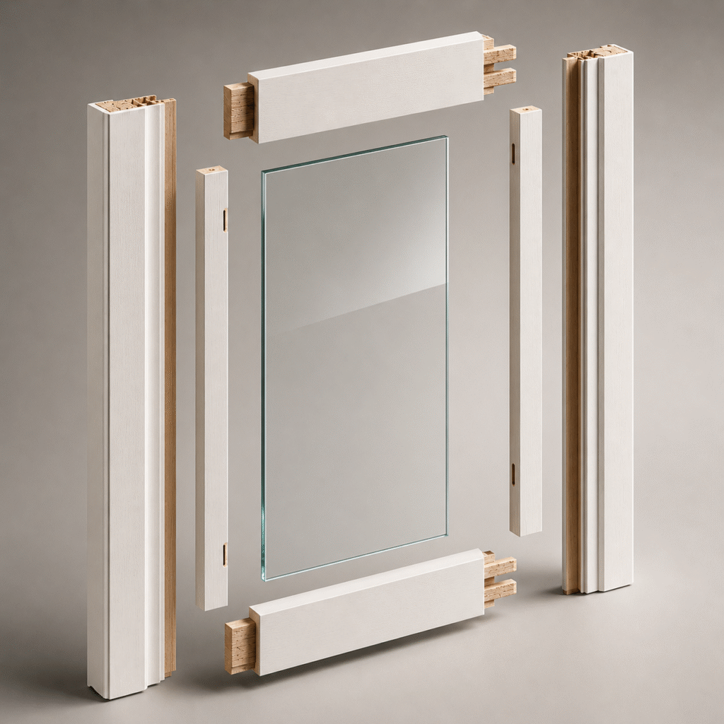 Shaker Glass Door Exploded View