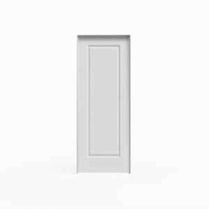 Primed 1-Panel Molded Door Pre-hung