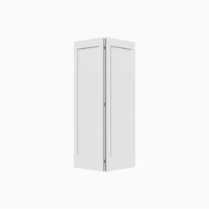 Primed 1-Panel Shaker Bi-fold Door