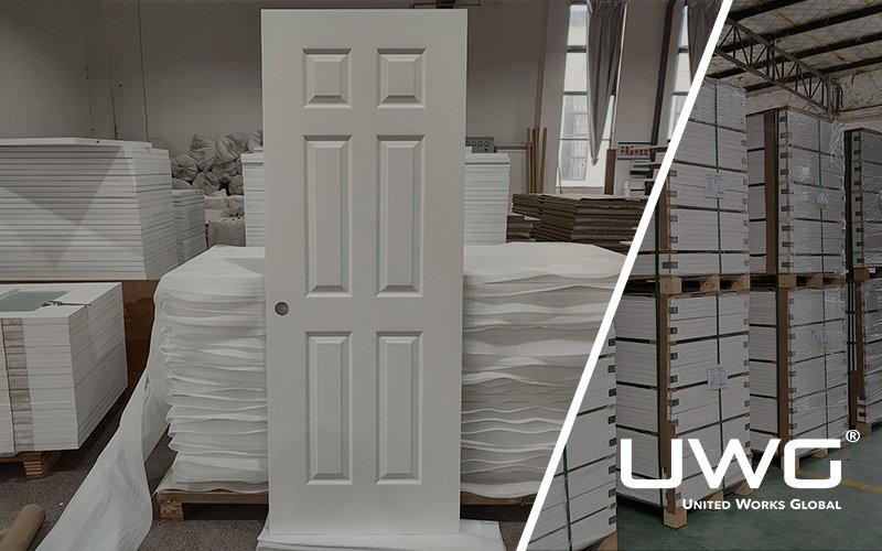 White Six-Panel Interior Door