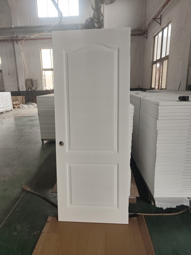 White Two Panel Interior Door