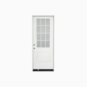 Exterior French Doors-Glass-Molded