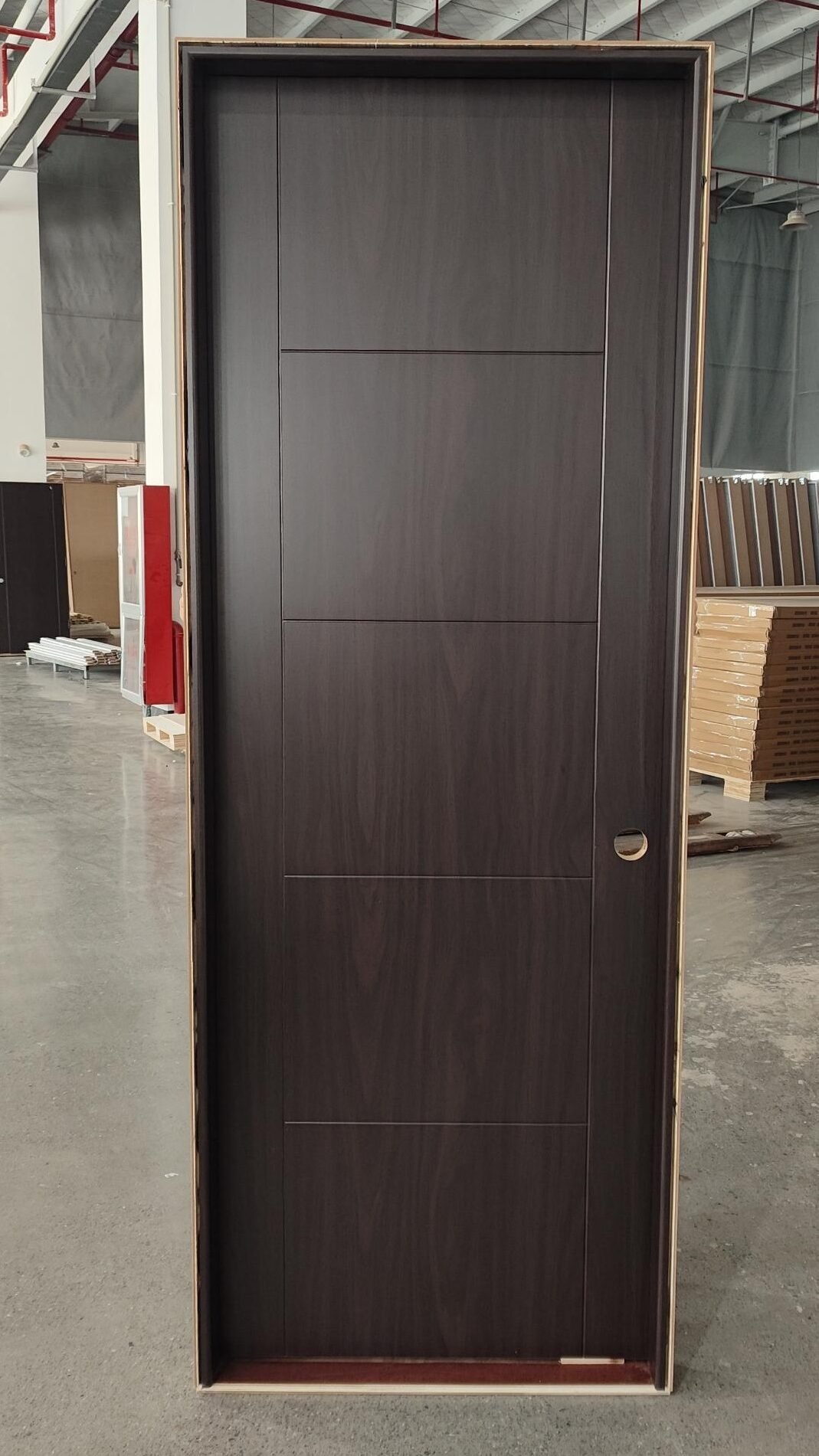 PVC flush door