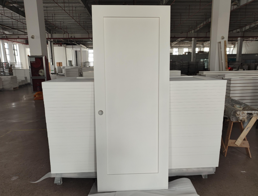 Shaker door in factory