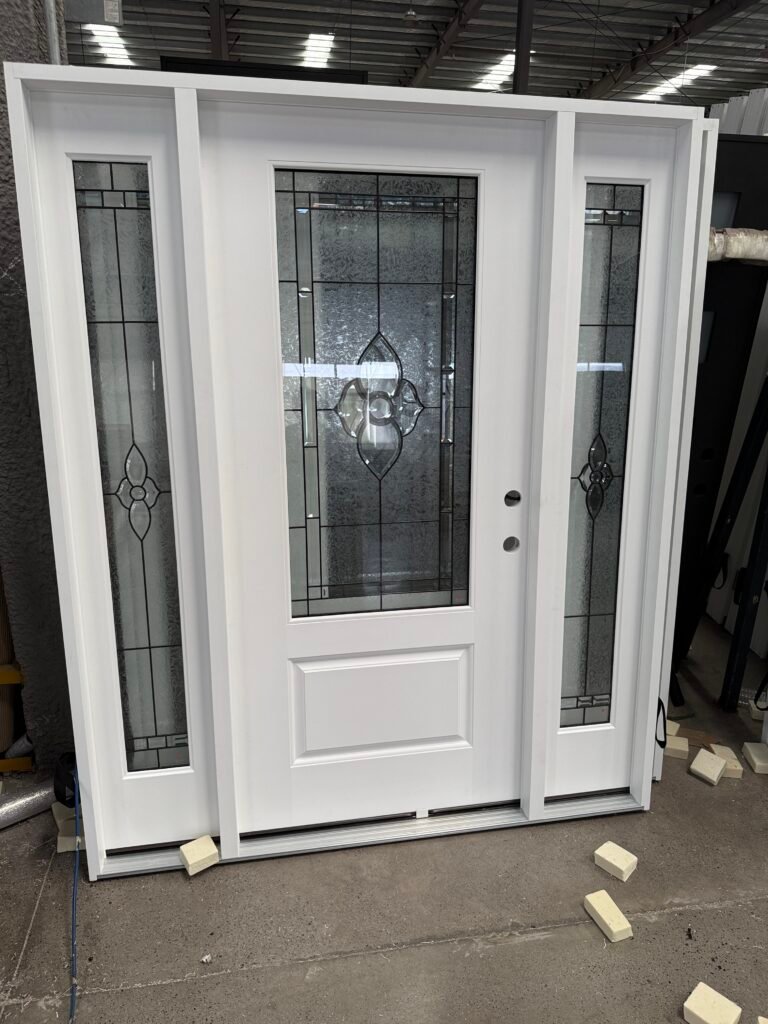 White Exterior Door