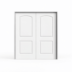 2-Panel Roman Molded Double Door Pre-Hung