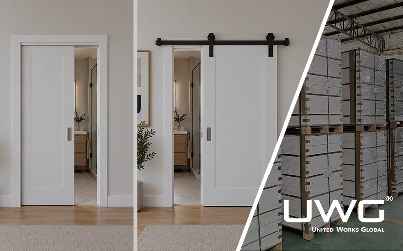 Bathroom-Pocket door vs barn door