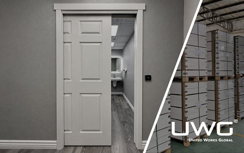 Pocket Door in a Modern Interior