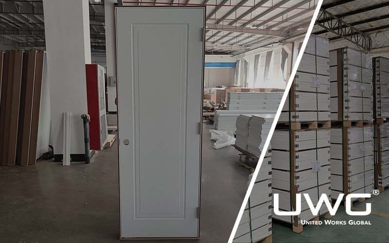 White Molded Interior Door Factory Inspection