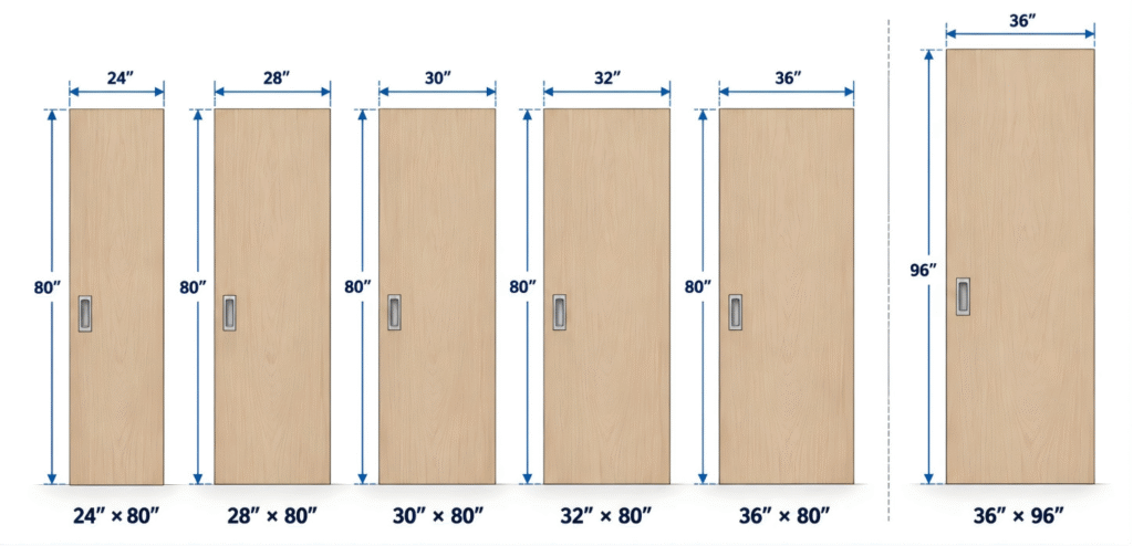 Common Pocket Door Sizes