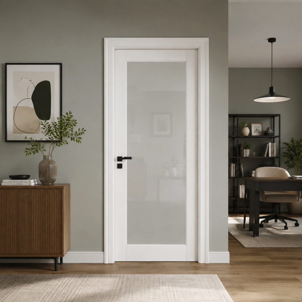 Frosted Glass Interior Doors