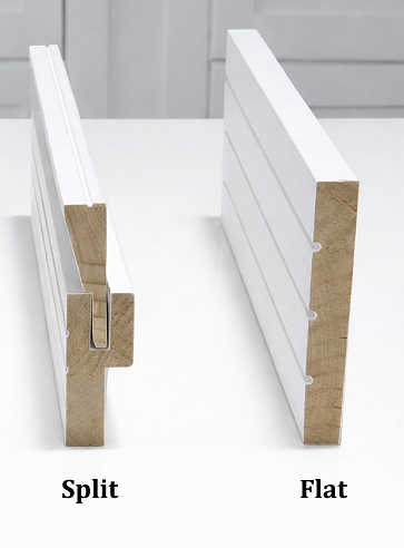 Split jamb vs flat jamb interior door frame comparison