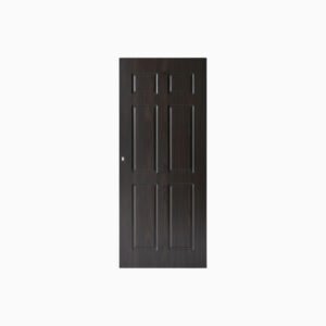 PVC Door-6-Panel-Black