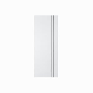 PVC Flush Door With 2 Vertical Lines