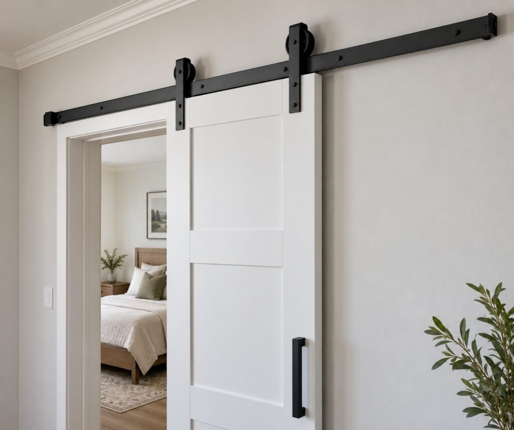 Barn Door Track and Wall Clearance