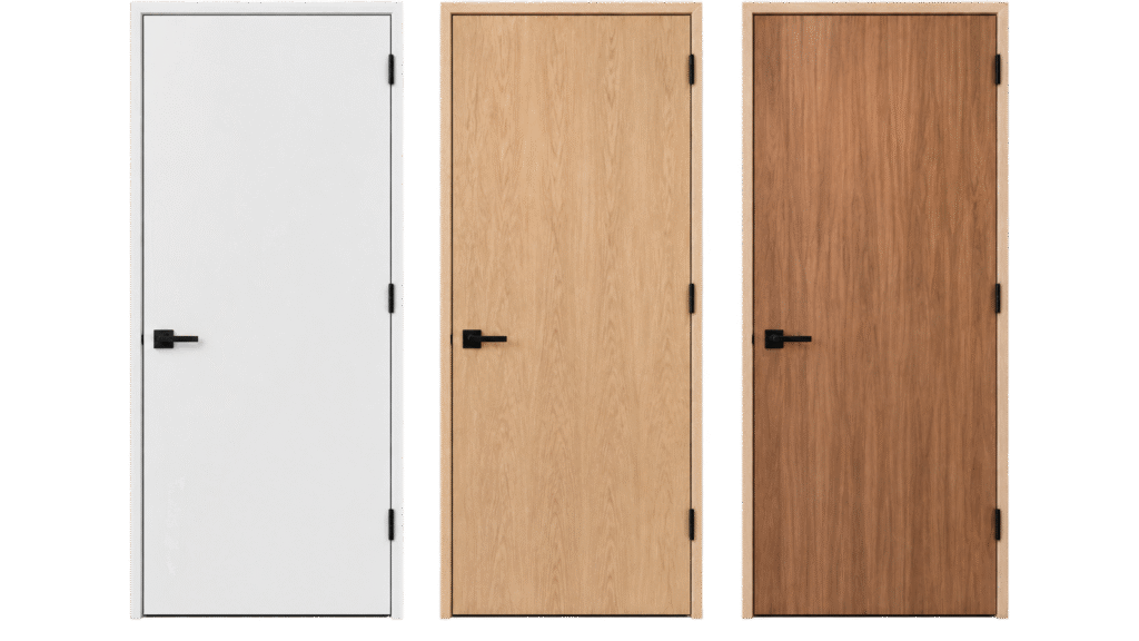 Pre-finished flush door