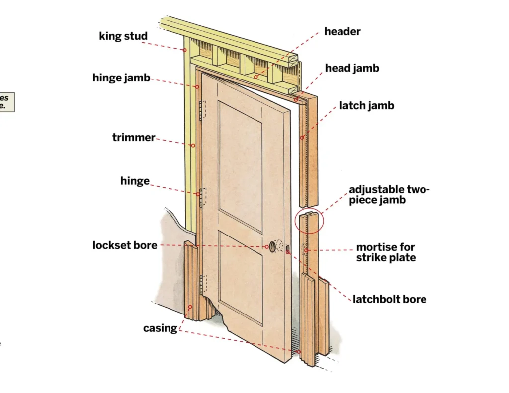 Prehung Interior Door and Frame Assembly