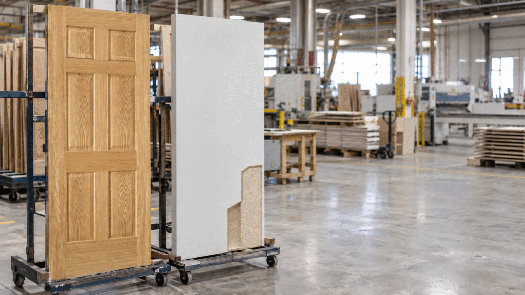 Stile and Rail vs Solid Core Doors Factory Comparison