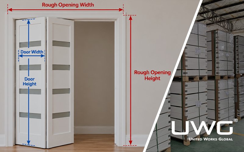 Bifold Door Sizes Dimensions and Rough Opening