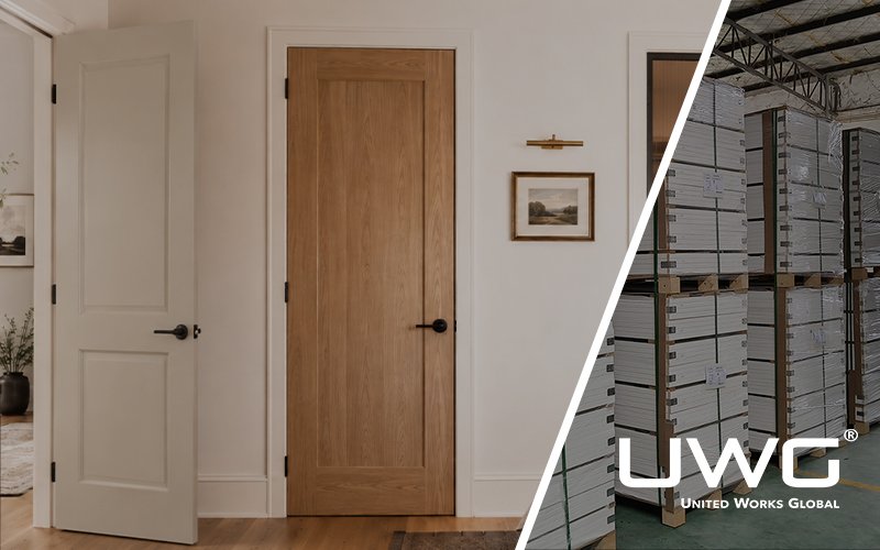 Molded Doors and Stile-and-Rail Doors in the Same Project