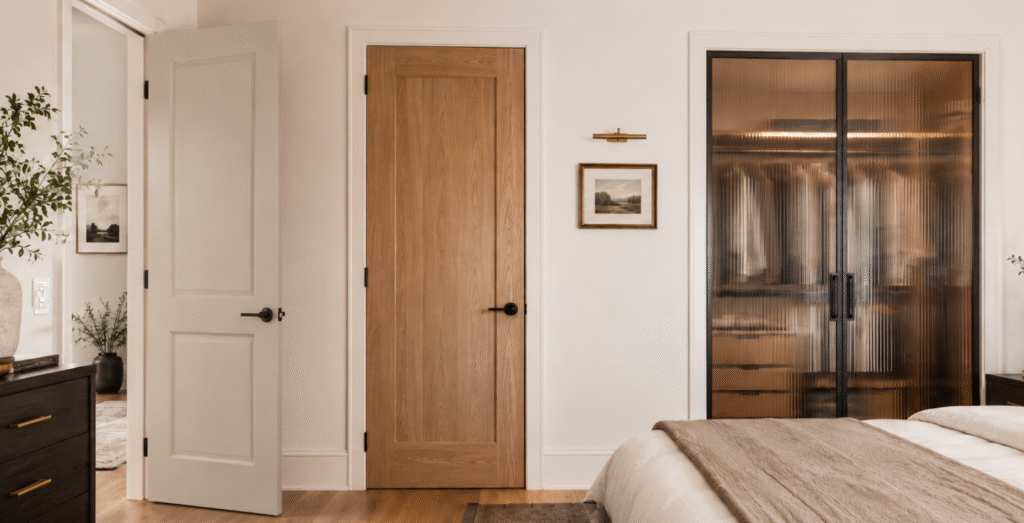 Molded Doors and Stile-and-Rail Doors in the Same Project