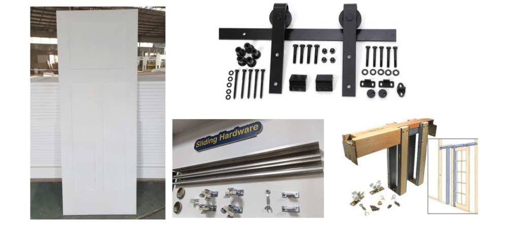 Components of the sliding door system