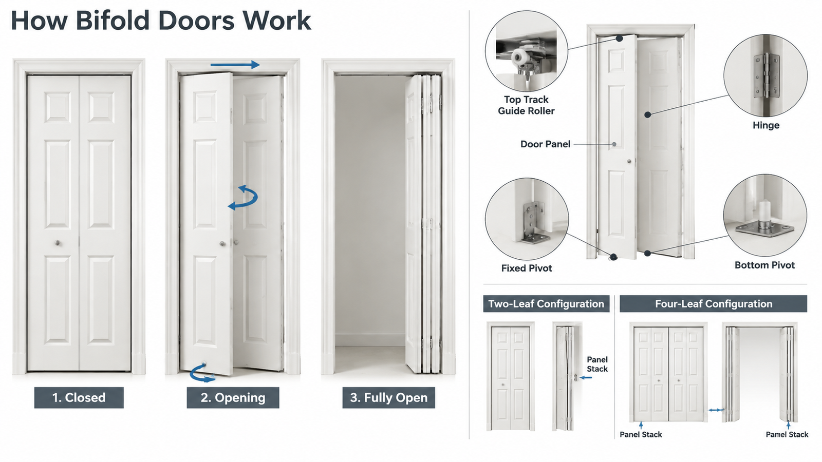 How Bifold Doors Work and Hardware Components
