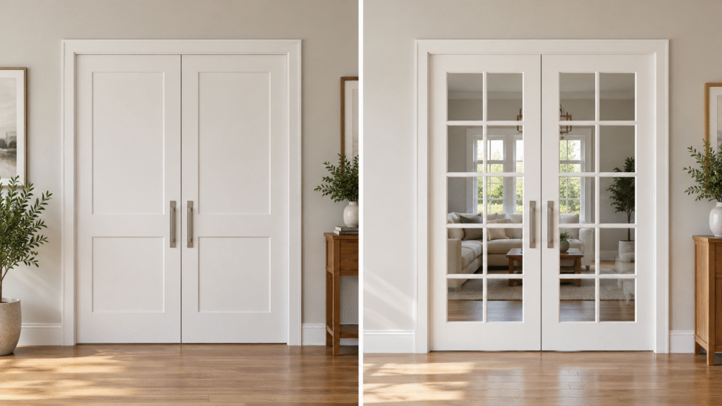 Interior Double Doors vs. French Doors in the Interior room