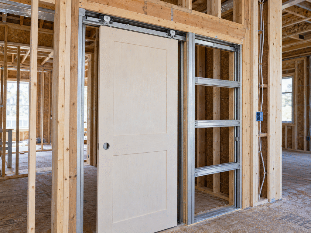 Pocket Door Frame Installed Before Drywall